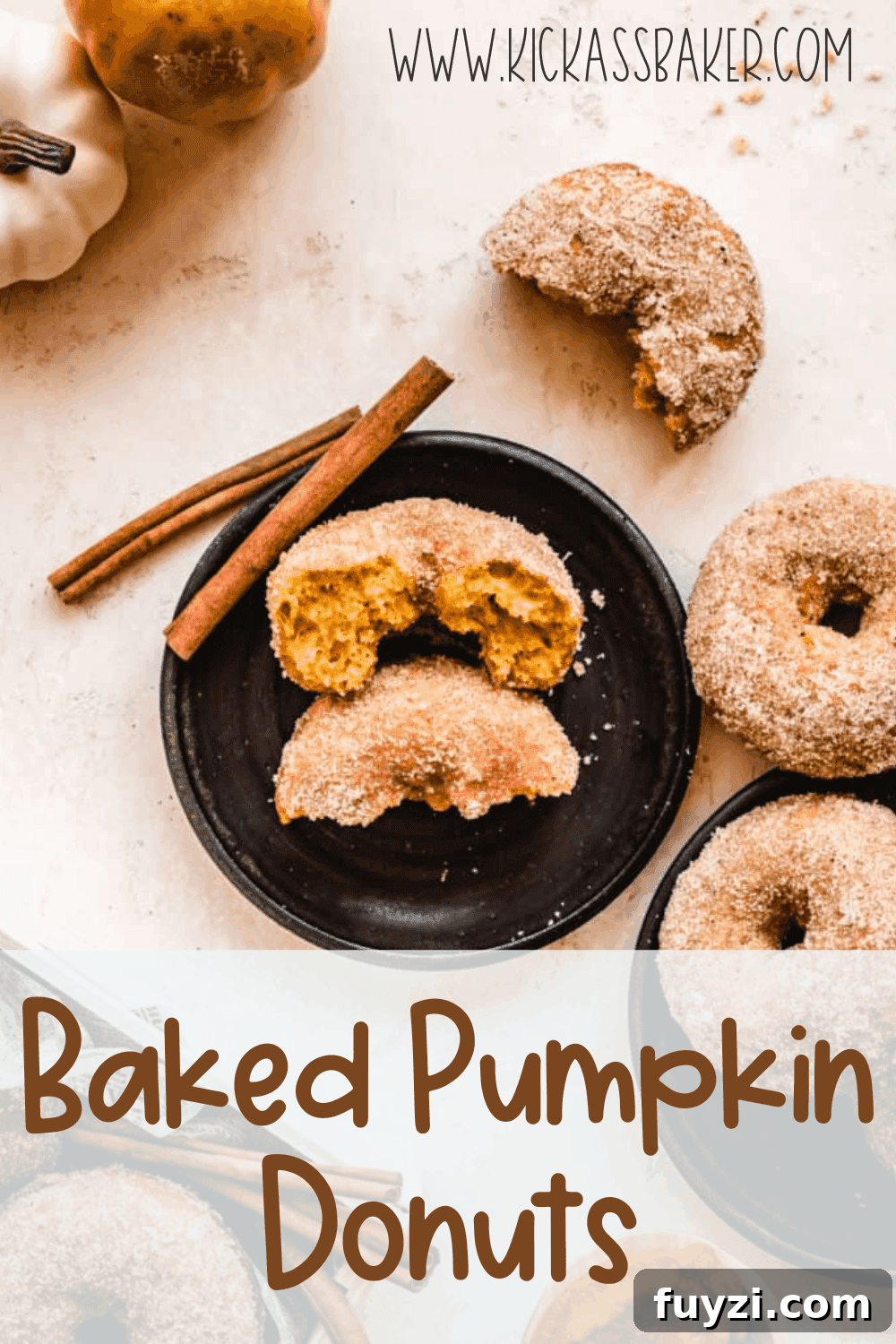 Pumpkin Cake Donuts with Cinnamon Glaze Recipe 10 These moist cake pumpkin donuts are a quick and easy fall breakfast you'll enjoy all season long.
