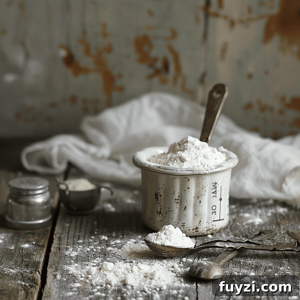 How Many Tablespoons Are in a Cup? Conversion Chart 2 Cup of flour with two measuring spoons of flour.